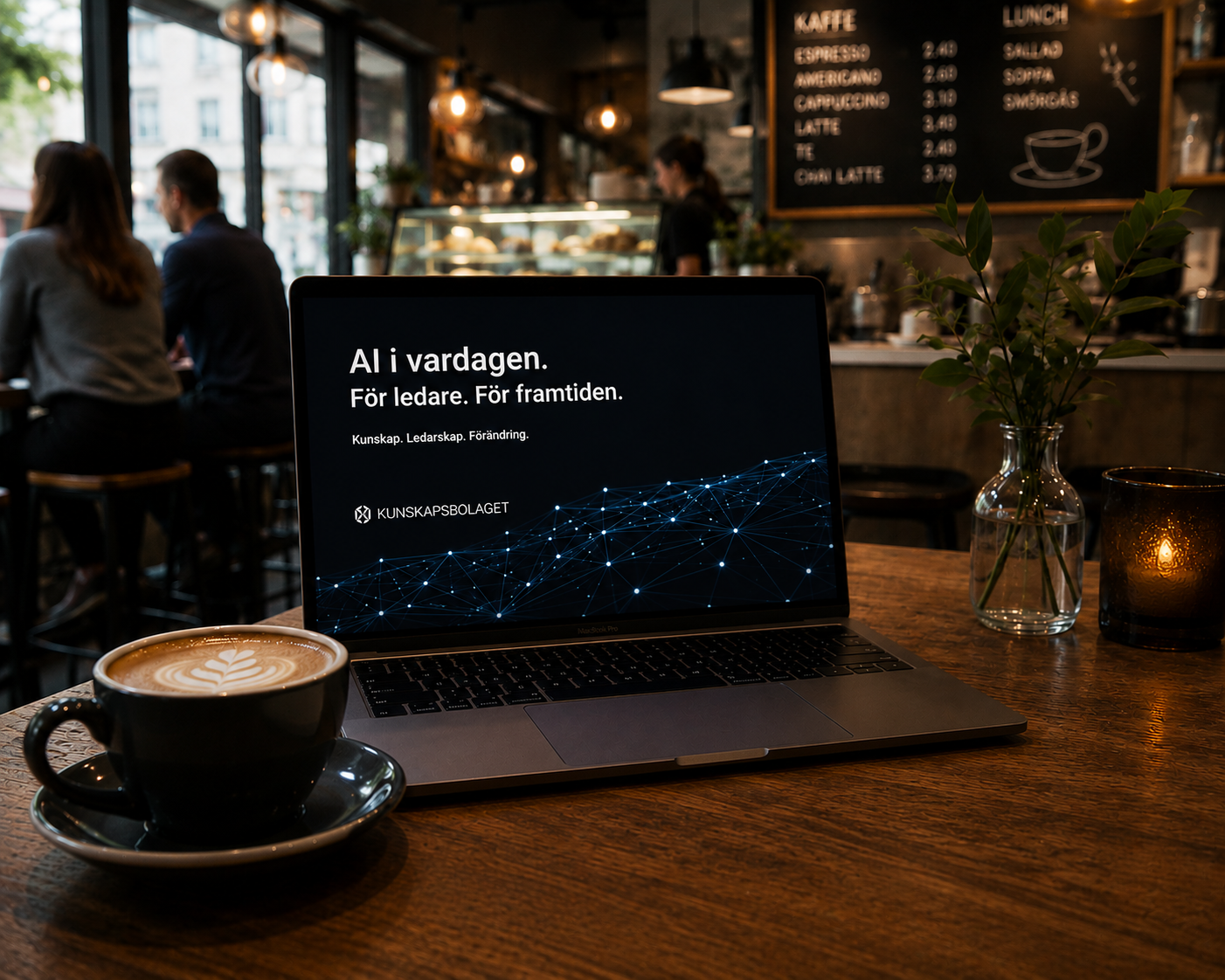 En AI-chef som rekryterar, beställer varor och driver ett café